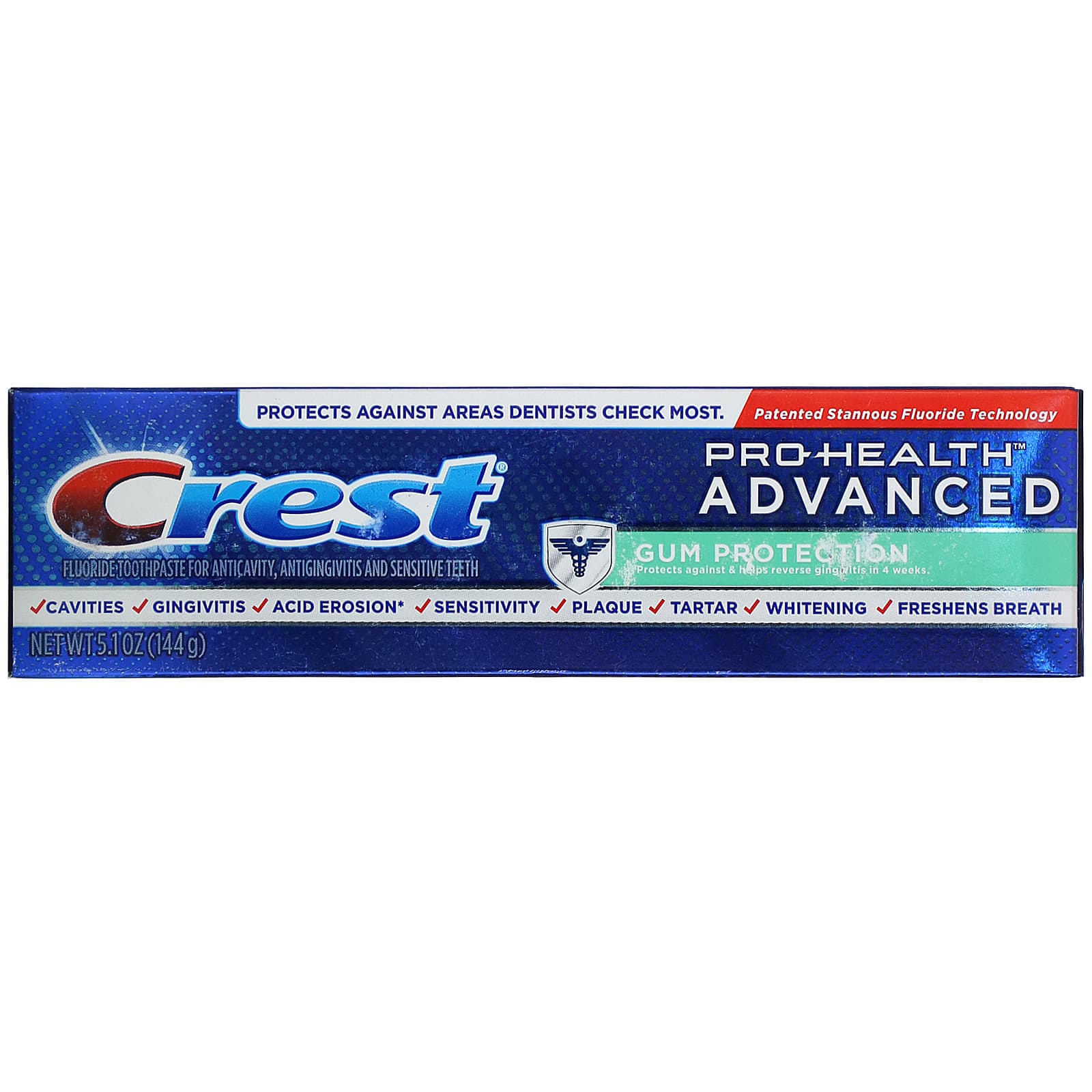 crest gum protection side effects