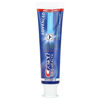 Crest, Formule avancée Pro-Health, Dentifrice au fluorure, Menthe pour un nettoyage en profondeur, 144 g