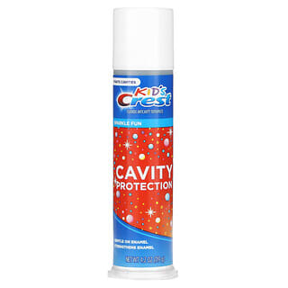 Crest, Kids, Cavity Protection, Fluoride Anticavity Toothpaste, Sparkle Fun, 4.2 oz (119 g)
