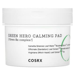 CosRx, ワンステップ Green Hero Calming Pad、70枚