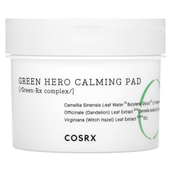 CosRx, One Step, Green Hero Calming Pad, 70 Pads