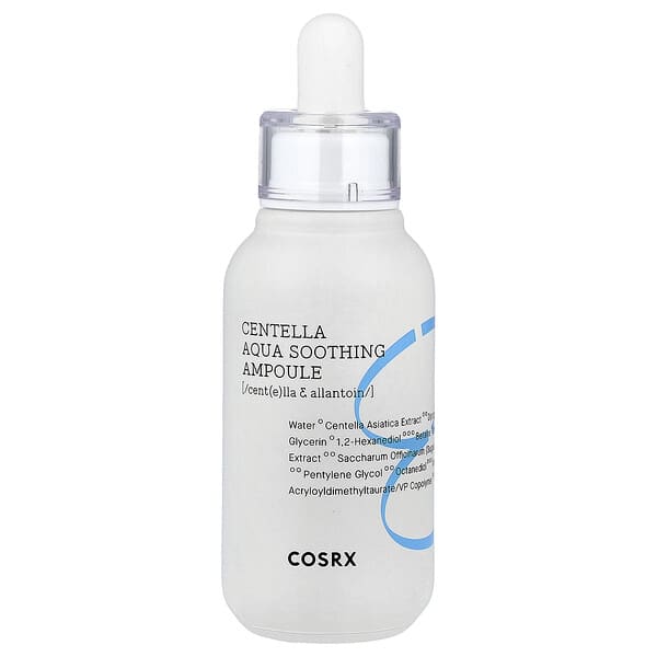 CosRx, Hydrium，積雪草水潤鎮靜安瓶，1.35 盎司（40 毫升）