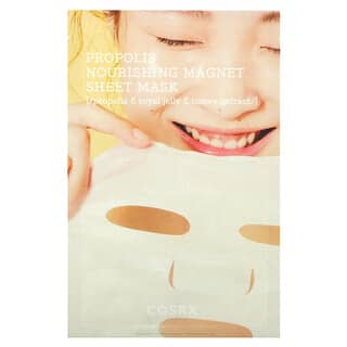 Cosrx, Full Fit, Propolis Nourishing Magnet Beauty Sheet Mask, 1 Sheet, 0.71 fl oz (21 ml)