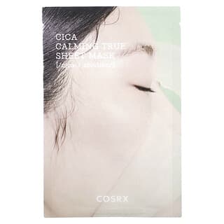 Cosrx, Pure Fit, Cica Calming True Beauty Sheet Mask, 1 Sheet, 0.71 fl oz (21 ml)
