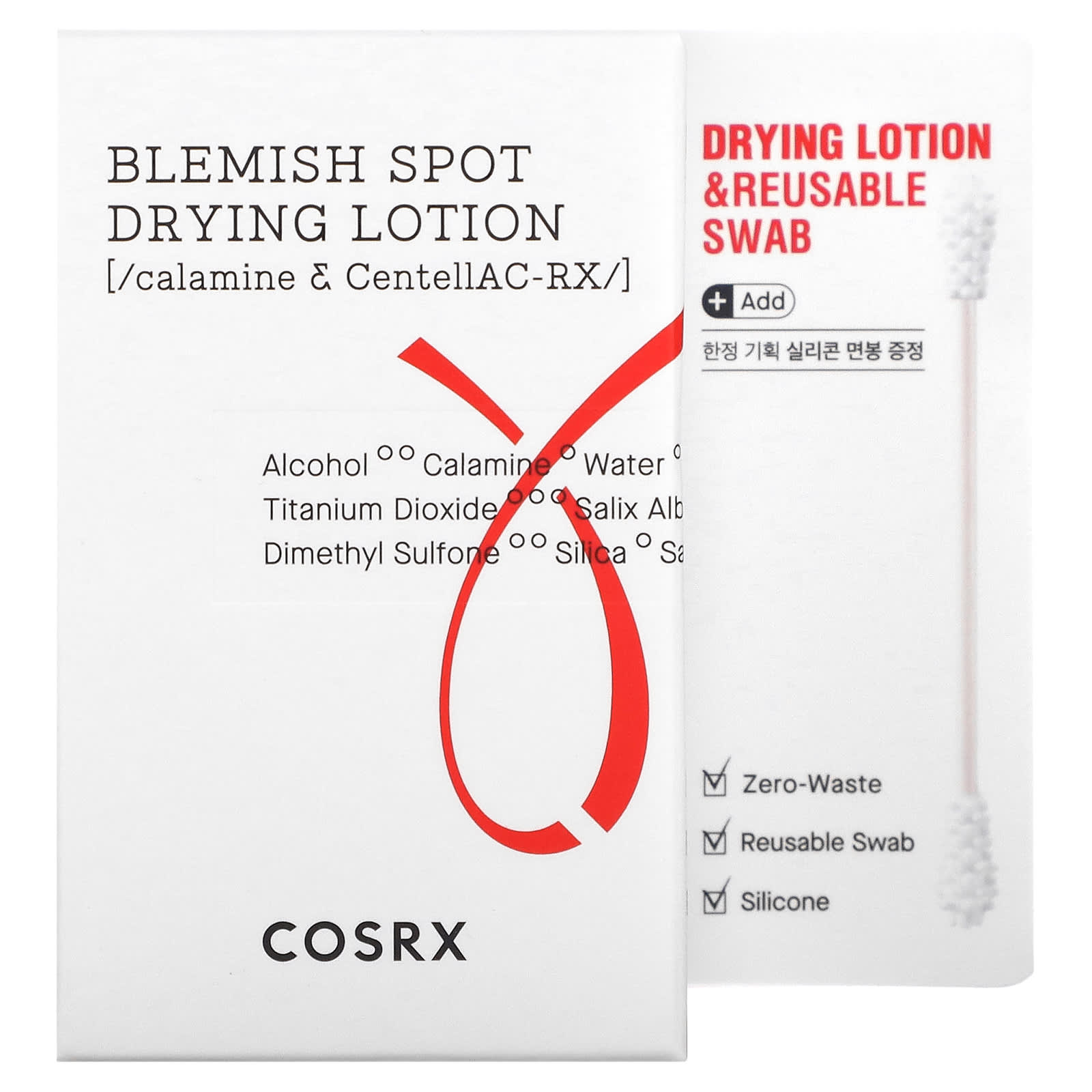 CosRx, AC Collection, Blemish Spot Drying Lotion & Reusable Swab, 1.01 ...