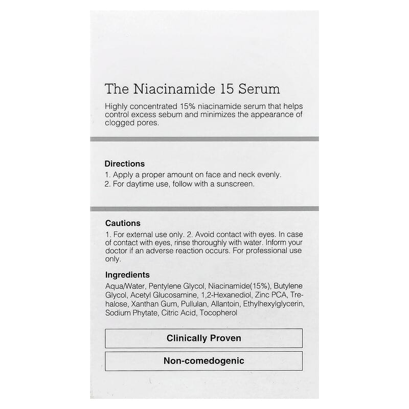 The Niacinamide 15 Serum, 0.67 fl. oz. (20 ml)
