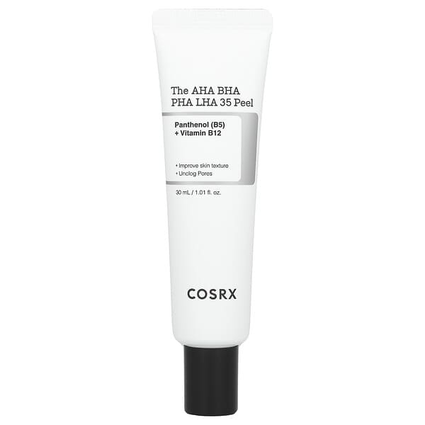 CosRx, AHA BHA PHA LHA 35 Peel，1.01 液量盎司（30 毫升）