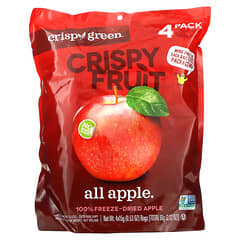 Crispy Green, Crispy Fruit, All Apple, 4 Pack, 0.53 oz (15 g) Each