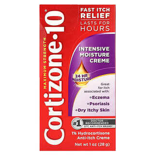 Cortizone 10, Crema de máxima concentración, Humectación intensiva, 28 g (1 oz)