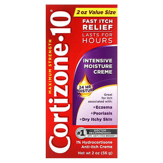 Cortizone 10, Maximum Strength, Intensive Moisture Creme, 2 oz (56 g)