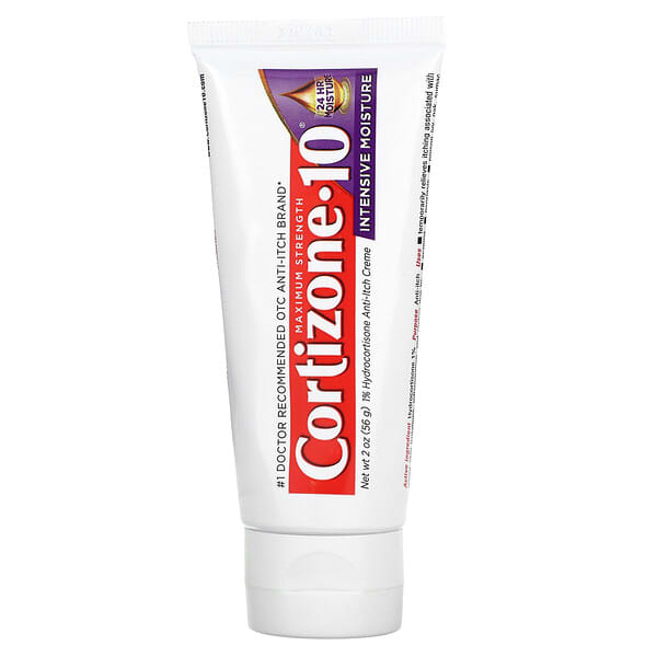 Cortizone 10, 맥시멈 스트렝스, 인텐시브 모이스처 크림, 56g(2oz)