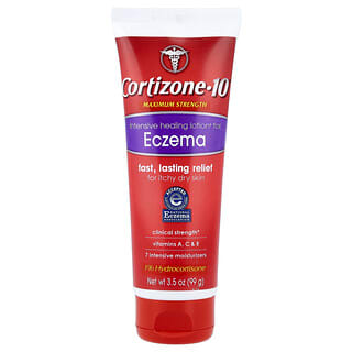Cortizone 10, Maximum Strength, інтенсивний загоювальний лосьйон від екземи, 99 г (3,5 унції)