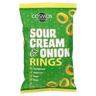 Cosmos Creations, Crème sure et rondelles d'oignon, 99,2 g