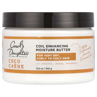 Carol's Daughter, Coco Creme, Coil Enhancing Moisture Butter, Very Dry, Curly to Coily Hair, 12 oz (340 g)