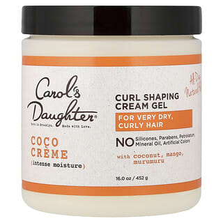 Carol's Daughter, Coco Creme, Intense Moisture, Curl Shaping Cream Gel, For Very Dry, Curly Hair, 16 oz (452 g)