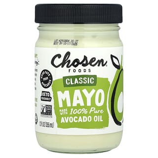 Chosen Foods, 100% a base di olio di avocado, maionese classica, 355 ml