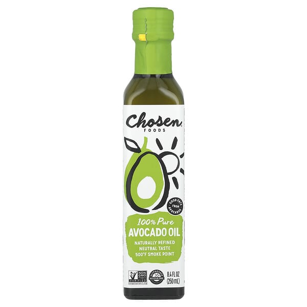 Chosen Foods Avocado Oil 33.8 Oz Chosen Foods, 100% Pure Avocado Oil, 8.4 fl oz (250 ml)