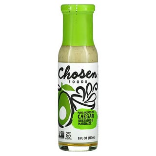 Chosen Foods, Чистое масло авокадо, заправка и маринад, цезарь, 237 мл (8 жидк. Унций)