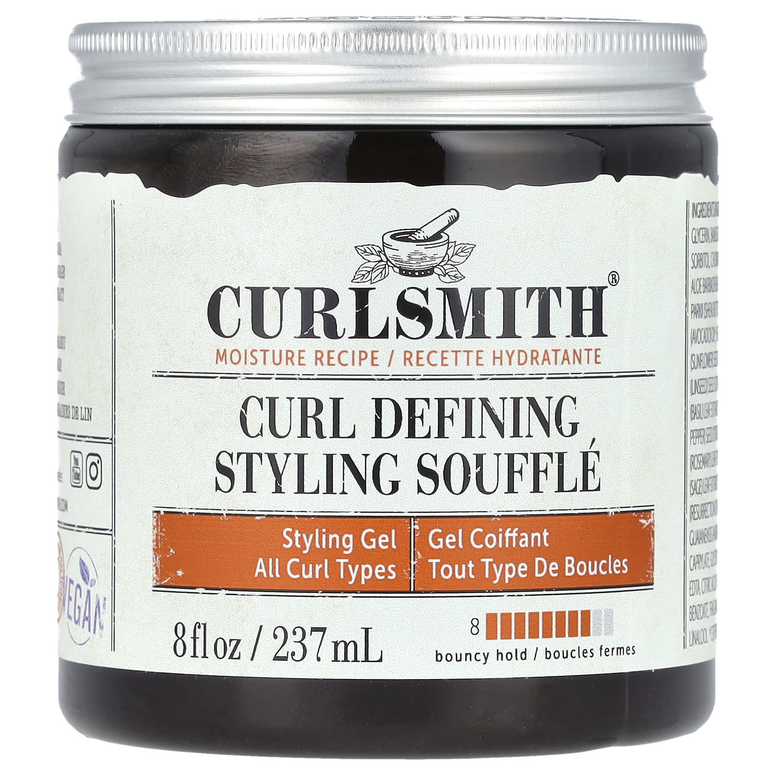 Curlsmith Curl Defining Styling Souffle Styling Gel All Curl Types 8 Fl Oz 237 Ml 4572