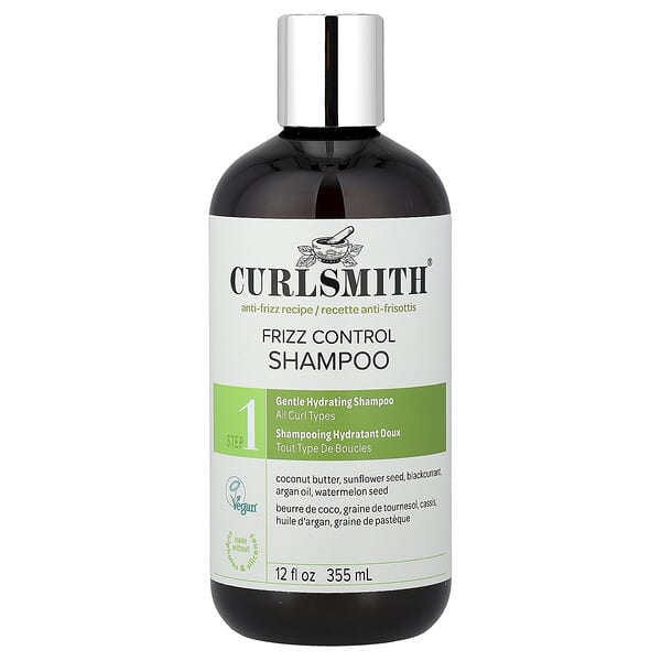 Curlsmith, 프리즈 컨트롤 샴푸, 모든 컬 타입용, 355ml(12fl oz)