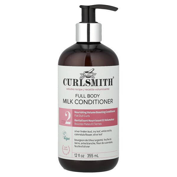 Curlsmith, 풀 바디 밀크 컨디셔너, 플랫 칙칙한 컬, 355ml(12fl oz)