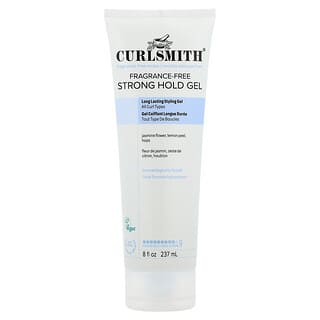 Curlsmith, Gel de fijación fuerte, Todo tipo de rizos, Sin fragancia, 237 ml (8 oz. líq.)