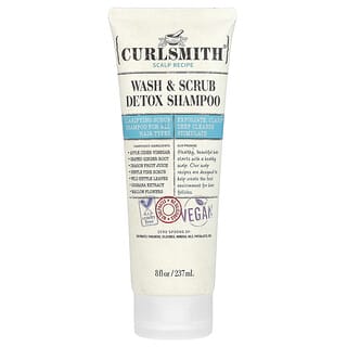 Curlsmith, Wash & Scrub Detox Shampoo, All Hair Types, 8 fl oz (237 ml)