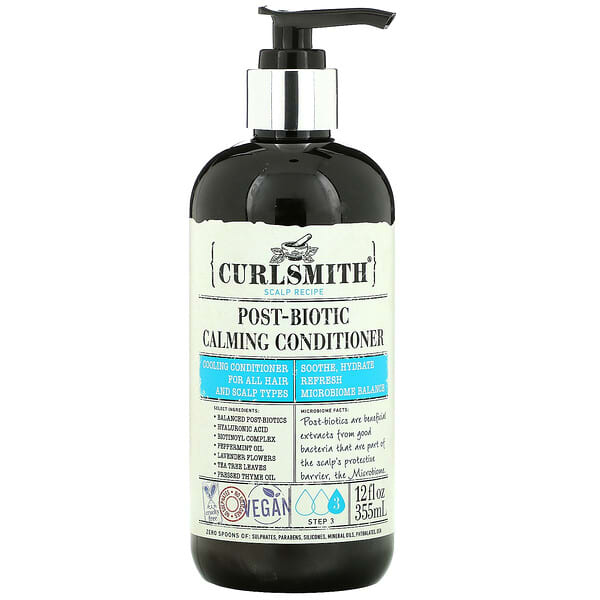 Curlsmith, Post-Biotic Calming Conditioner, Step 3, 12 fl oz (355 ml)