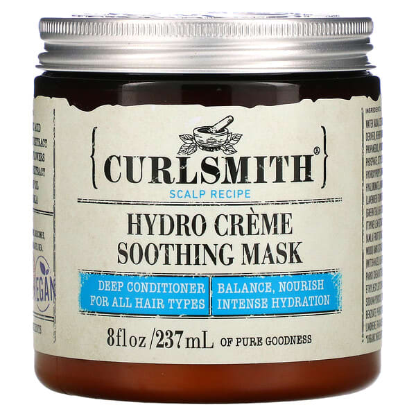 Curlsmith, Hydro Creme Soothing Mask, 8 рідких унцій (237 мл)