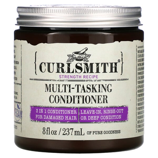 Curlsmith, Multi-Tasking Conditioner, 3 In 1 Conditioner For Damaged Hair, 8 fl oz (237 ml)