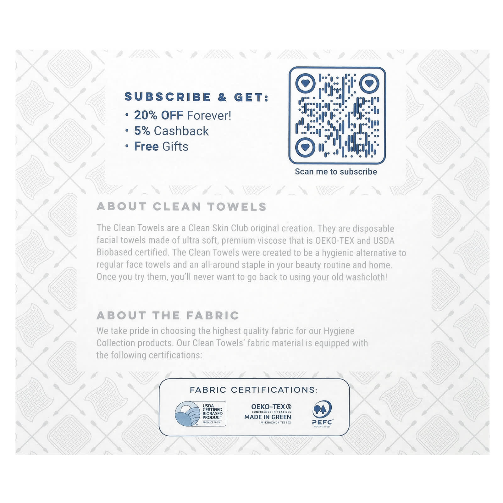 Clean Skin Club, Clean Towels XL, 10 BioBased Facial Towels