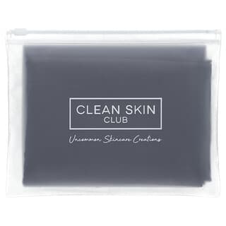 Clean Skin Club, Sueño puro, Funda de almohada con iones de plata, Azul medianoche, 1 unidad