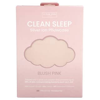 Clean Skin Club, Clean Sleep，銀離子枕頭套，淺粉色，1 個