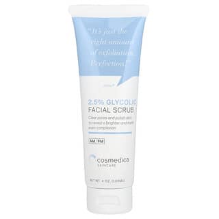 Cosmedica Skincare, 2,5% Glycolic Facial Scrub, Gesichtspeeling mit 2,5% Glycolsäure, 120 ml (4 oz.)