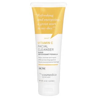 Cosmedica Skincare, Vitamin C Facial Cleanser, Super Antioxidant Formula, 4 oz (120 ml)