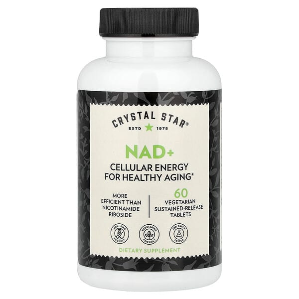 NAD+, 60 Vegetarian Sustained-Release Tablets