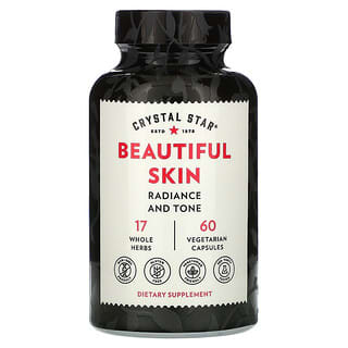 Crystal Star, Belle peau, 60 capsules végétariennes