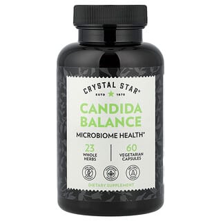 Crystal Star, Candida Balance, 60 Vegetarian Capsules