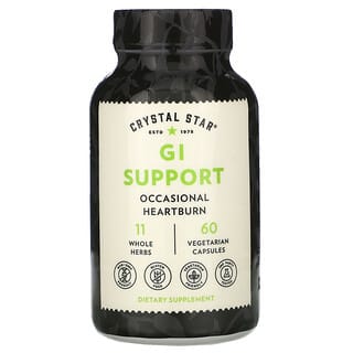 Crystal Star, Suplemento de apoyo para el tracto gastrointestinal, 60 cápsulas vegetales