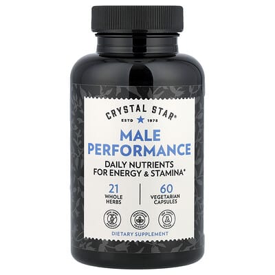Crystal Star, Men's Performance, 60 Vegetarian Capsules
