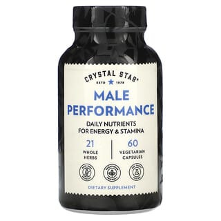 Crystal Star, Performance masculine, 60 capsules végétariennes