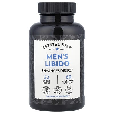 Crystal Star, Libido for Men, 60 Vegetarian Capsules
