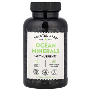 Crystal Star, Ocean Minerals, 60 vegetarische capsules