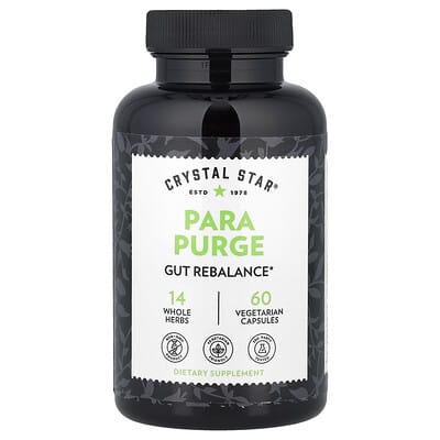 Crystal Star, Gentle Cleansing Vegetarian Capsules, 60 Capsules
