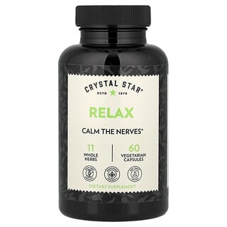 Crystal Star, Relax, 60 Vegetarian Capsules