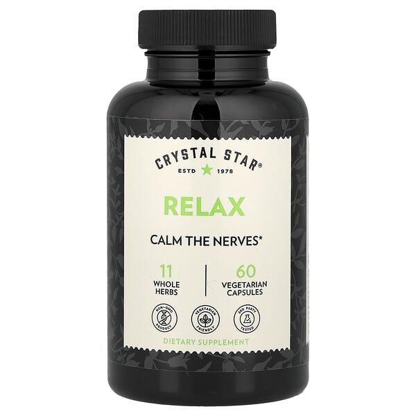 Crystal Star, Relax, 60 Vegetarian Capsules — product photo 1