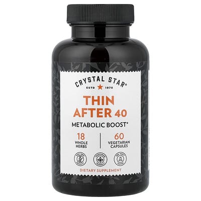 Crystal Star, Thin After 40, 60 Vegetarian Capsules
