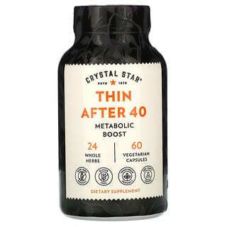 Crystal Star, Thin After 40, 60 Vegetarian Capsules