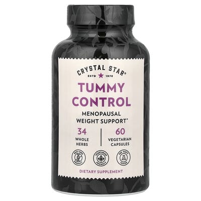 Crystal Star, Belly Control, 60 Vegetarian Capsules