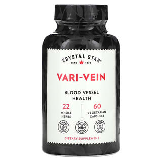 Crystal Star, Veines variqueuses, 60 capsules végétariennes